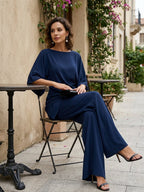 Lucrezia | Completo Drappeggiato Asimmetrico