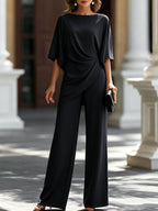 Lucrezia | Completo Drappeggiato Asimmetrico