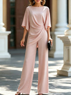 Lucrezia | Completo Drappeggiato Asimmetrico