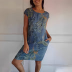 Jocelyn - Abito casual ampio con stampa per donne