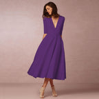 Sharise - Abito casual con scollo a V per donne