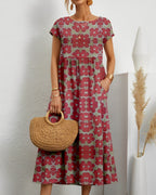 Merla - Abito midi elegante da donna con tasche
