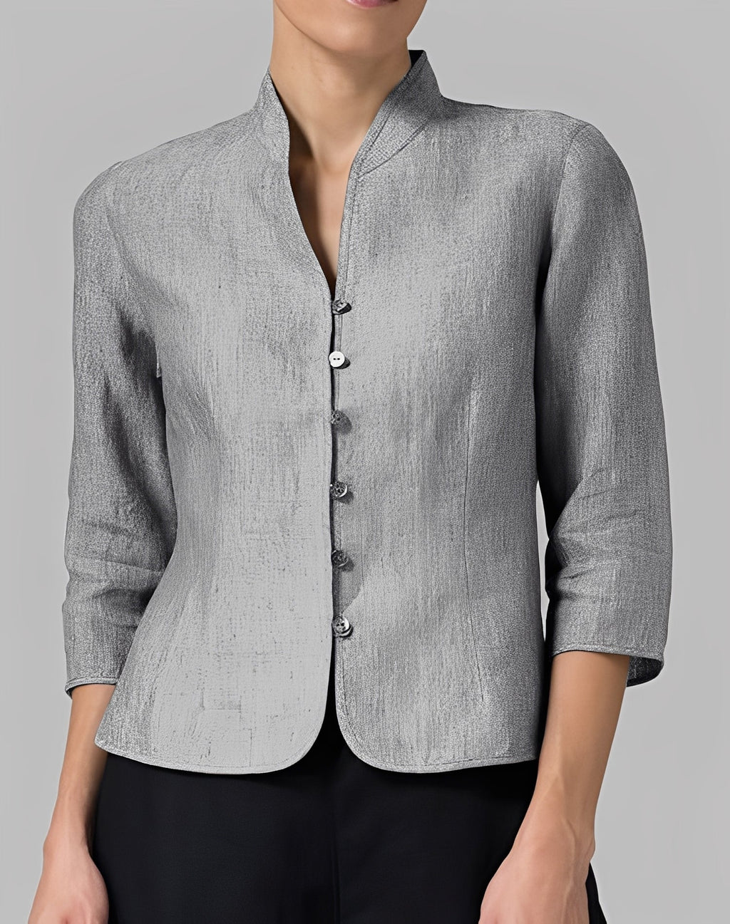 Lolicia - Blusa casual con maniche a tre quarti per donne