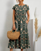 Merla - Abito midi elegante da donna con tasche