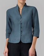 Lolicia - Blusa casual con maniche a tre quarti per donne