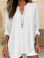 Eliza - Blusa Casual in Lino
