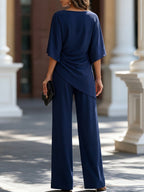 Lucrezia | Completo Drappeggiato Asimmetrico