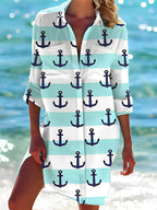 Emely - Abito camicia casual a taglio morbido per donne