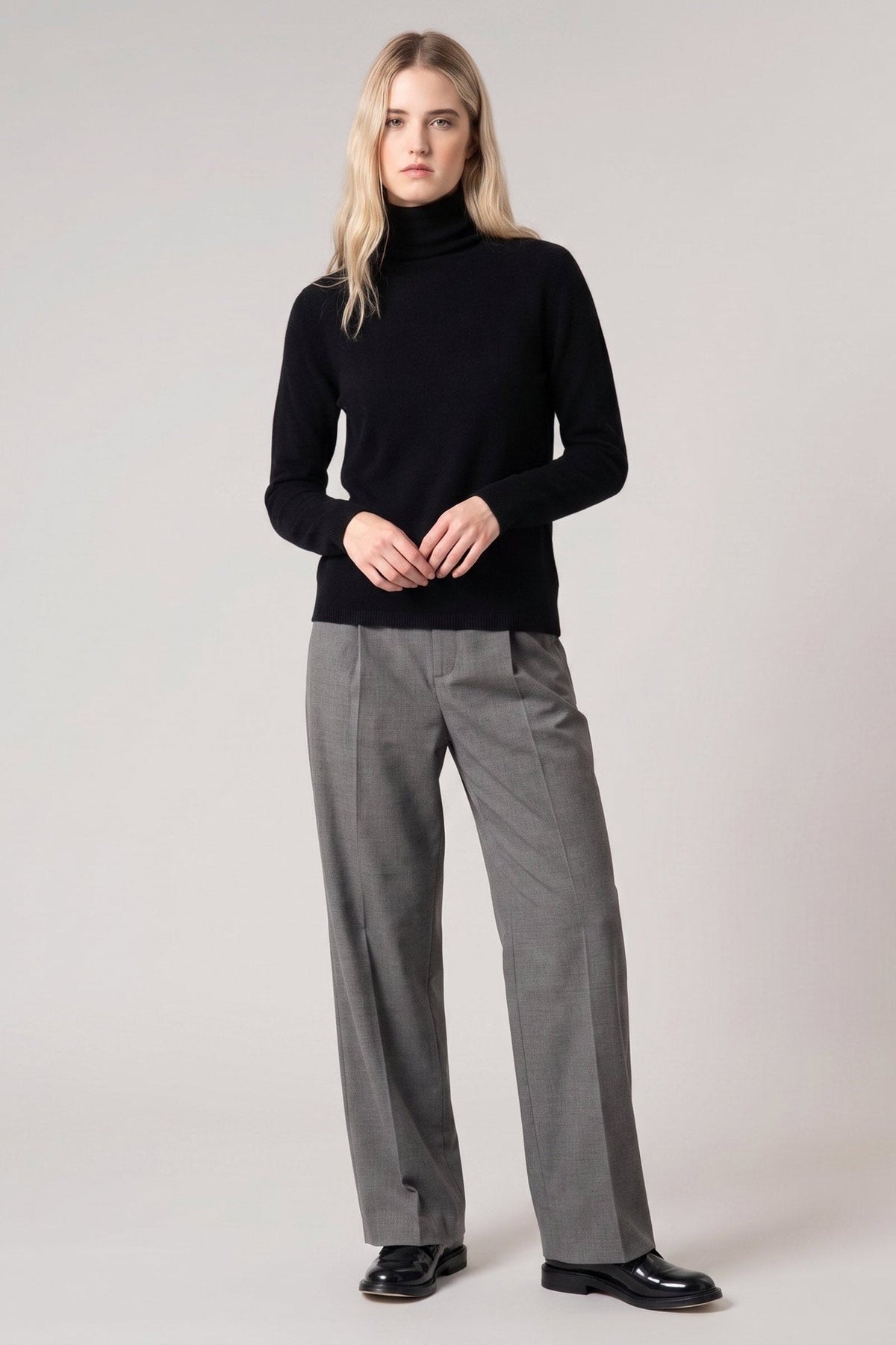 Dolcevita Velo in Puro Cashmere Nero