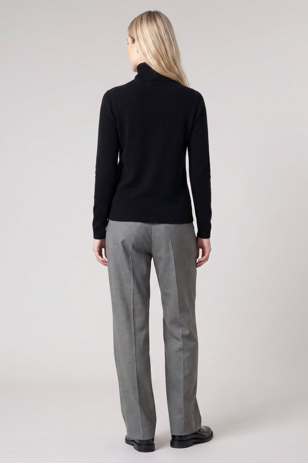 Dolcevita Velo in Puro Cashmere Nero