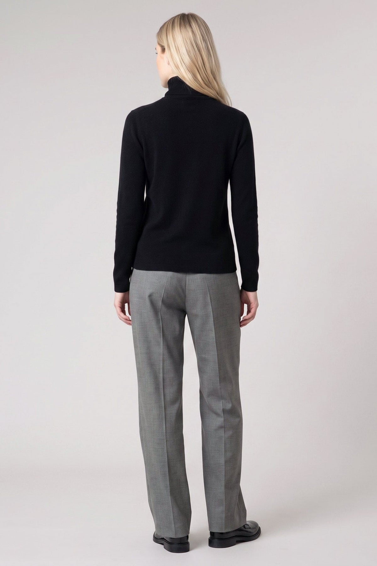 Dolcevita Velo in Puro Cashmere Nero