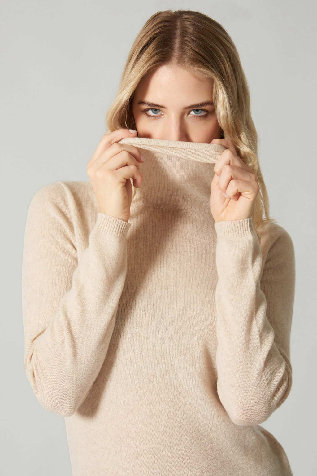 Dolcevita Velo in Puro Cashmere Avena