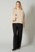 Dolcevita Velo in Puro Cashmere Latte