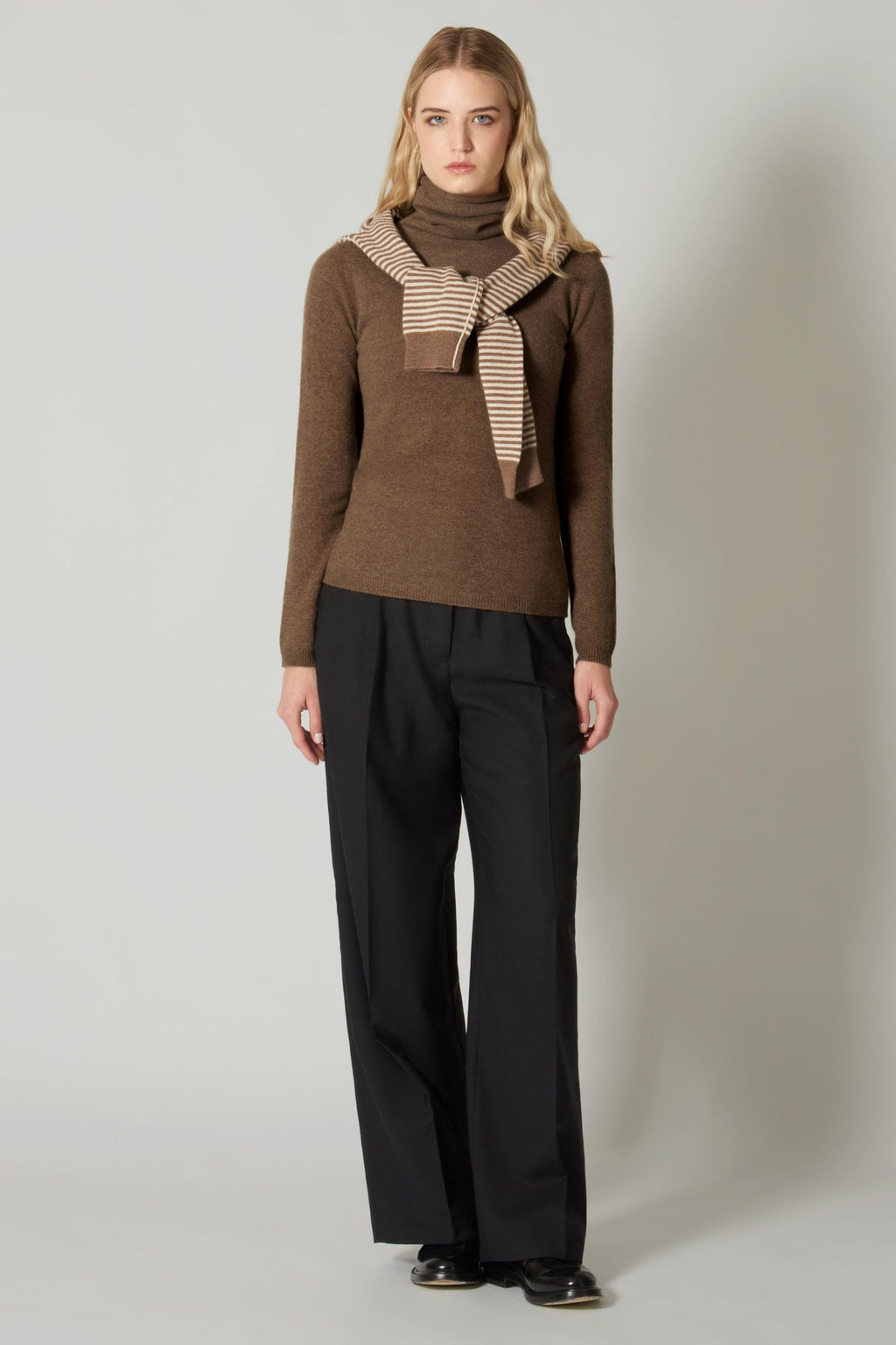 Dolcevita Velo in Puro Cashmere Corteccia