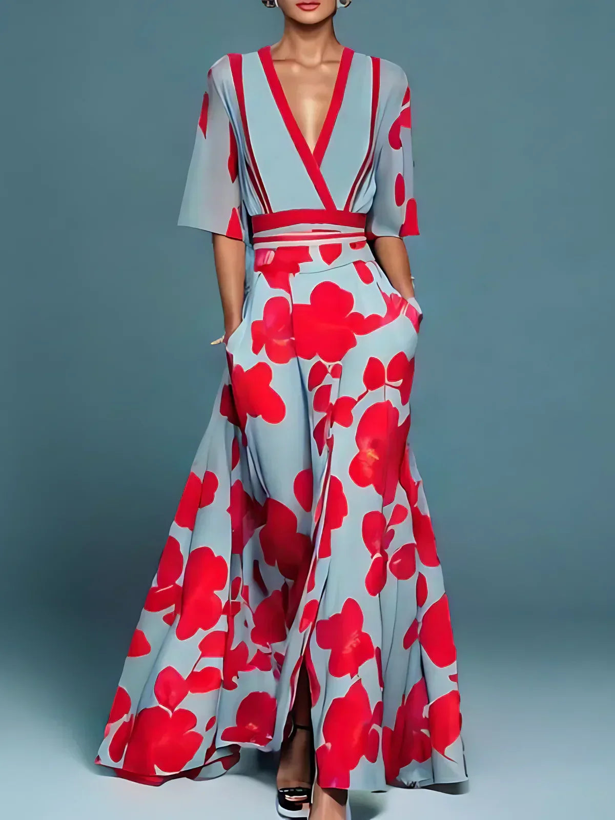 Elisa | Abito Elegante Floreale