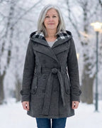 Zelinda | Cappotto in Lana a Quadri