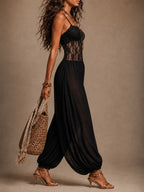 ZARIA | LACE HAREM JUMPSUIT