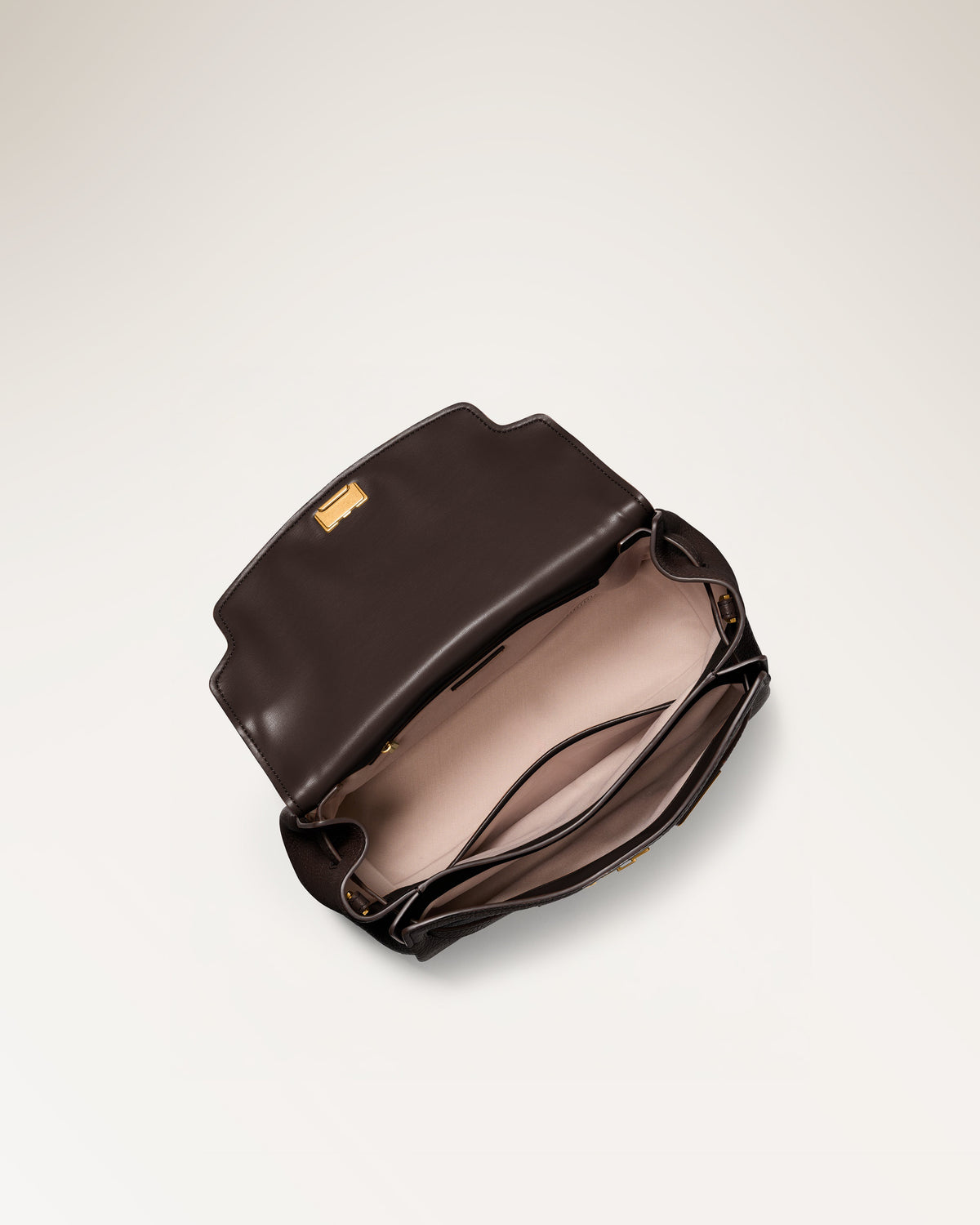Lg Flap Th Satchel Chocolate