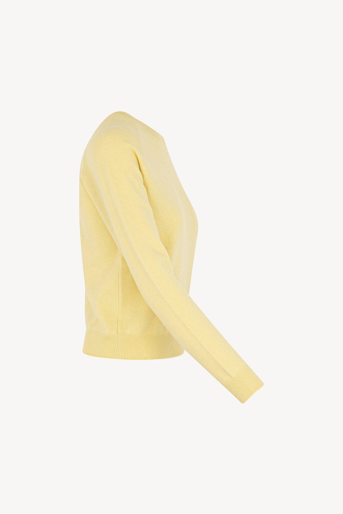Girocollo Manica Raglan in Puro Cashmere Vanilla
