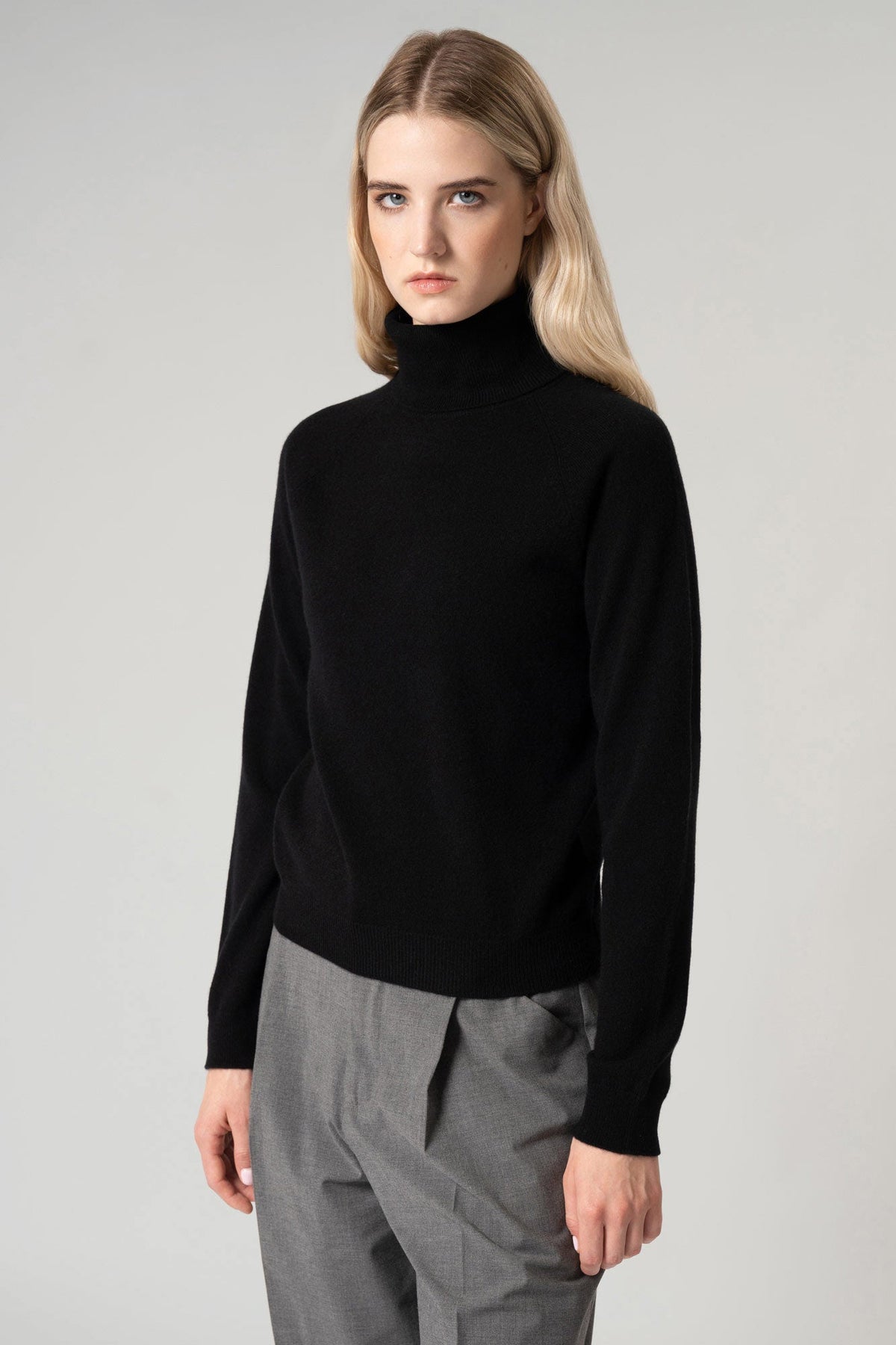 Dolcevita Manica Raglan in Puro Cashmere Mocha