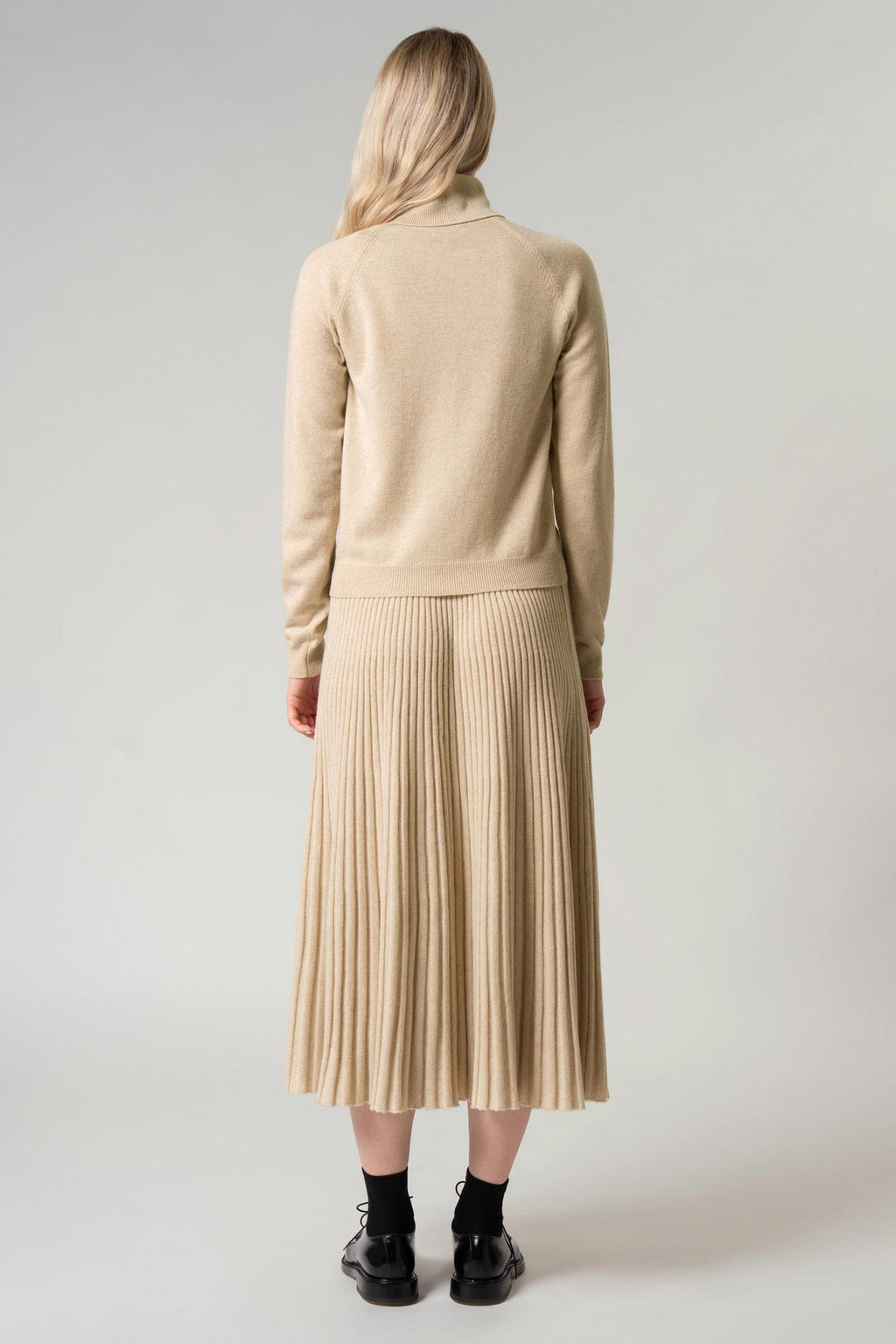 Dolcevita Manica Raglan in Puro Cashmere Avena