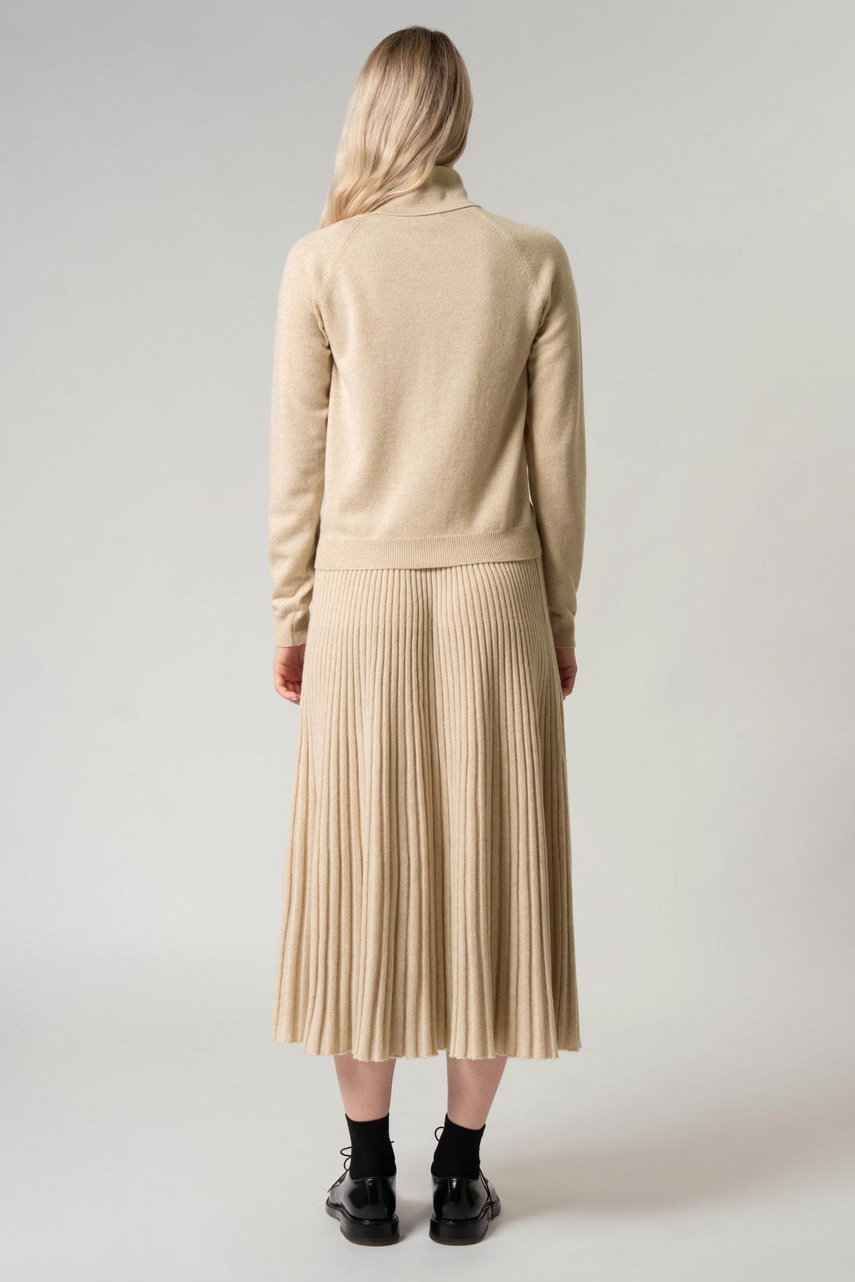 Dolcevita Manica Raglan in Puro Cashmere Avena