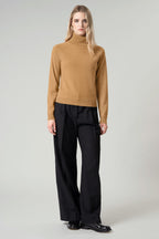Dolcevita Manica Raglan in Puro Cashmere Cammello