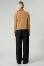Dolcevita Manica Raglan in Puro Cashmere Cammello