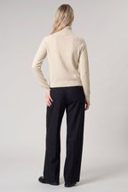 Dolcevita Manica Raglan in Puro Cashmere Latte