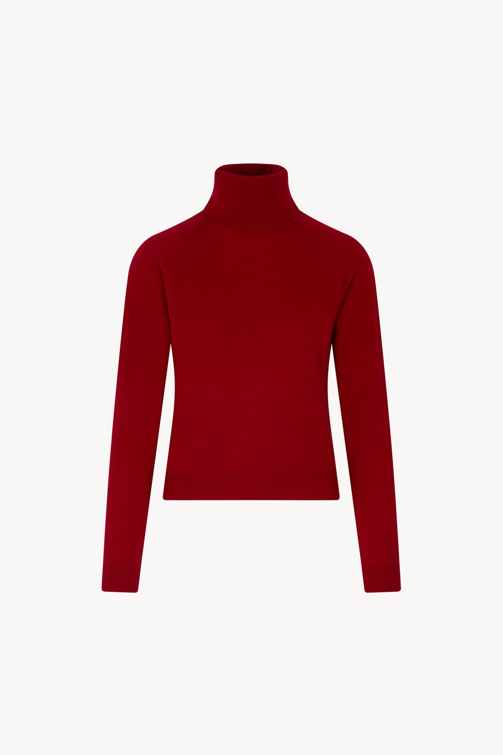 Dolcevita Manica Raglan in Puro Cashmere Rubino