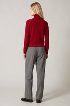Dolcevita Manica Raglan in Puro Cashmere Rubino