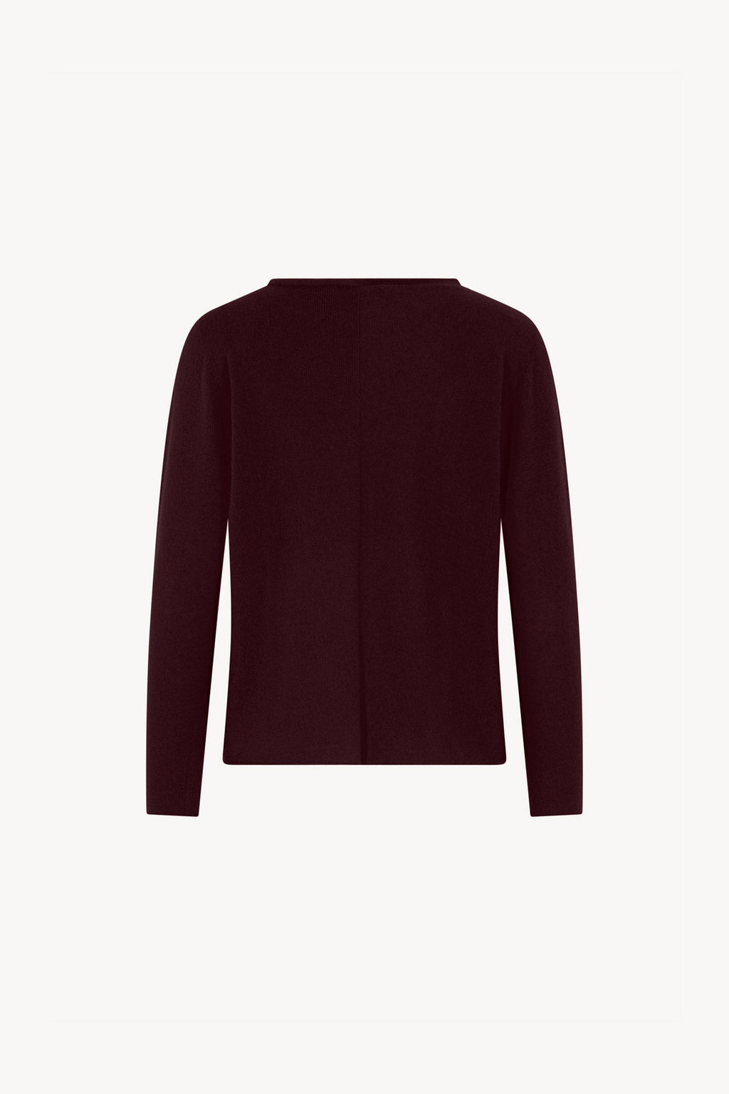 Girocollo Dritto-Rovescio in Puro Cashmere Acero