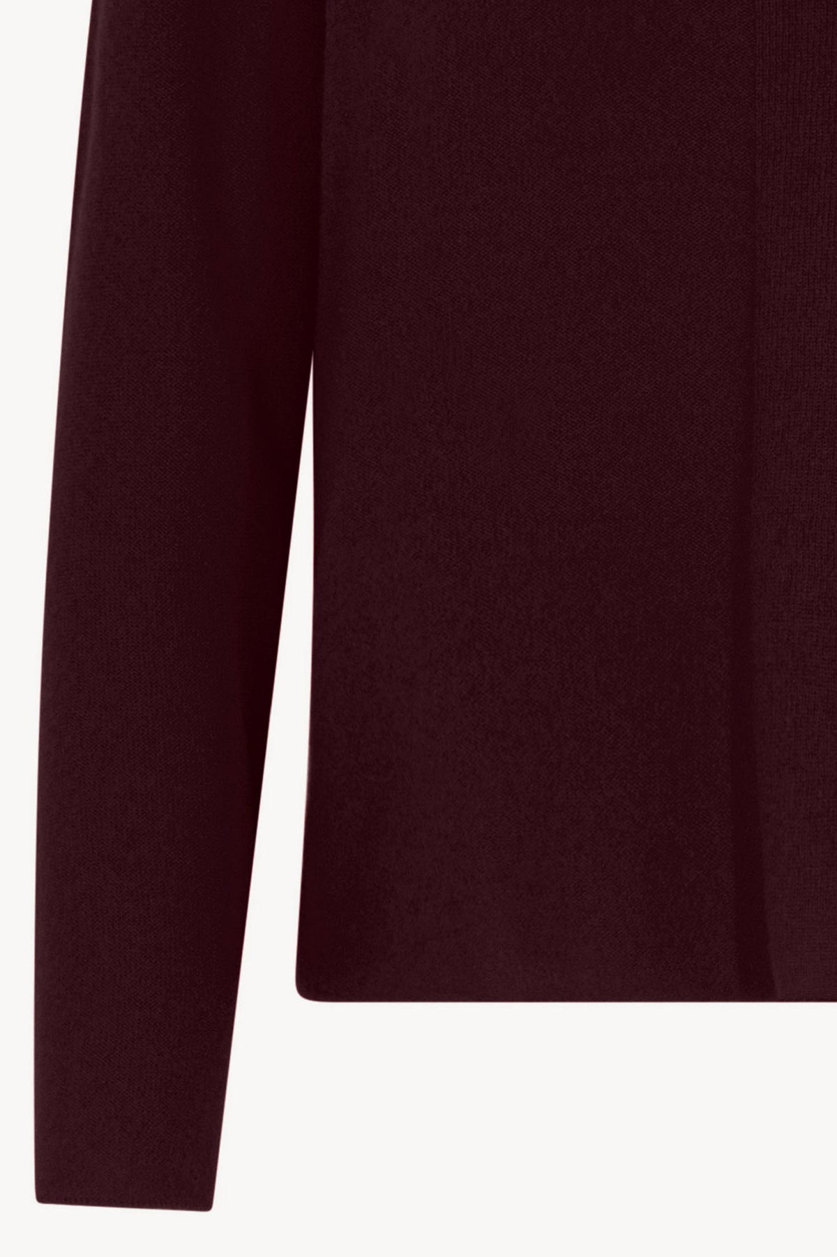 Girocollo Dritto-Rovescio in Puro Cashmere Acero