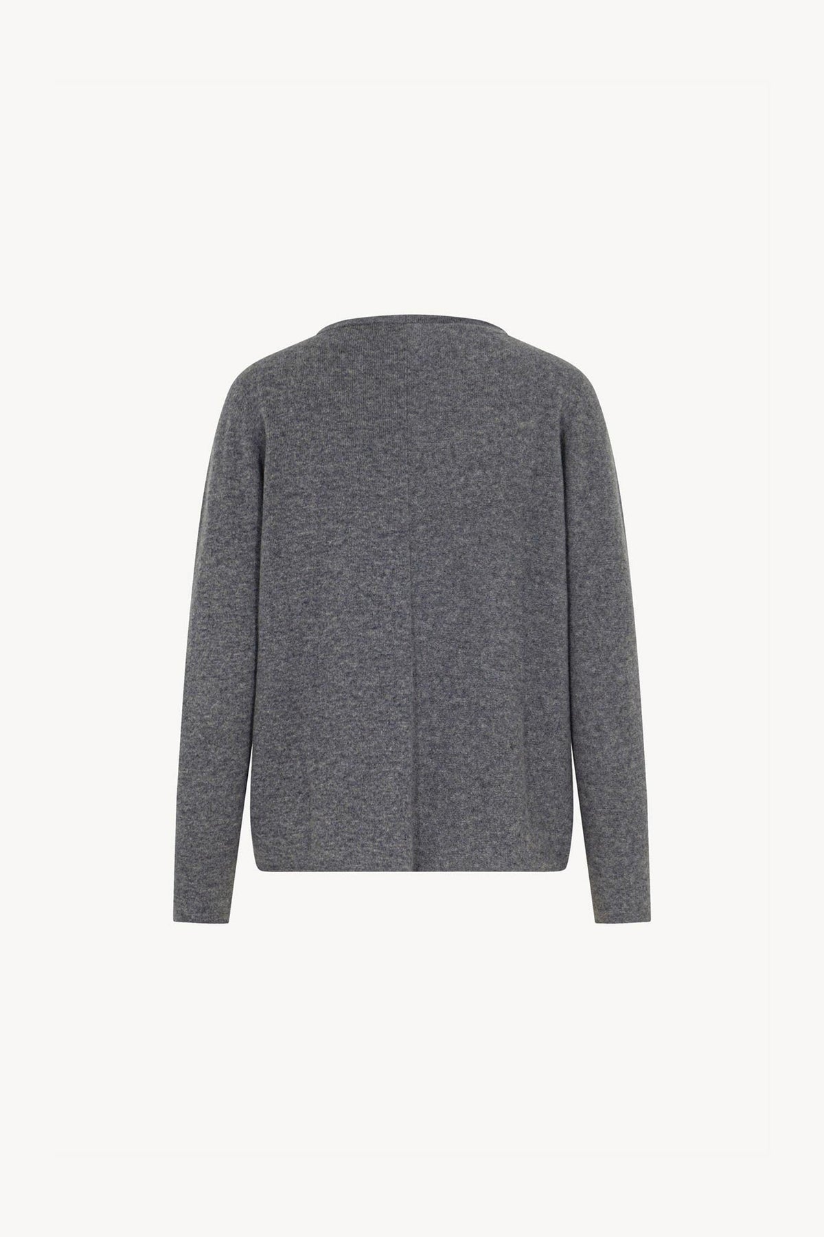 Girocollo Dritto-Rovescio in Puro Cashmere Derby