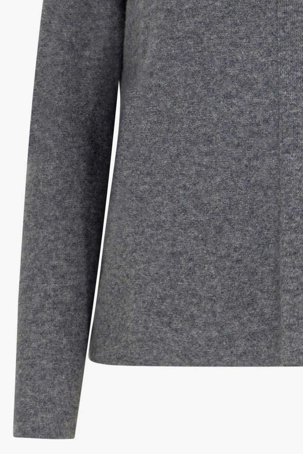 Girocollo Dritto-Rovescio in Puro Cashmere Derby