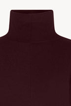 Maglia Lupetto Dritto-Rovescio in Puro Cashmere Acero