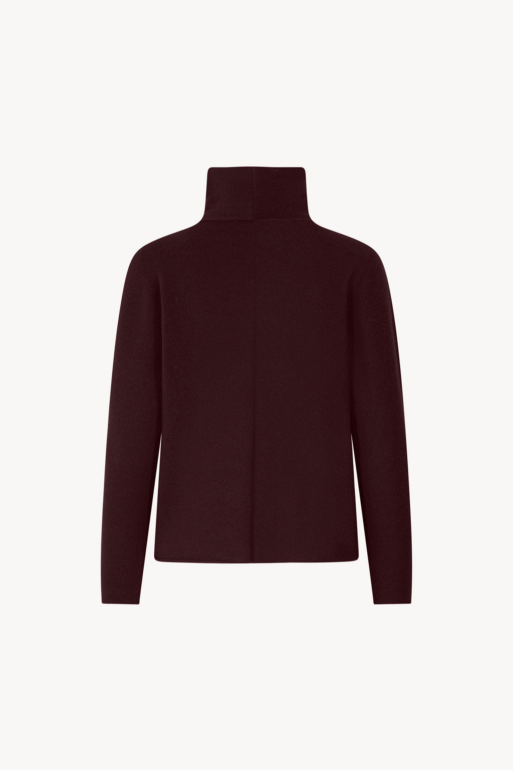 Maglia Lupetto Dritto-Rovescio in Puro Cashmere Acero