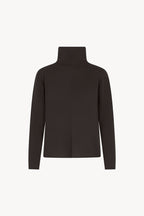 Maglia Lupetto Dritto-Rovescio in Puro Cashmere Mocha