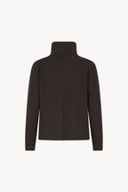 Maglia Lupetto Dritto-Rovescio in Puro Cashmere Mocha
