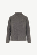Maglia Lupetto Dritto-Rovescio in Puro Cashmere Derby