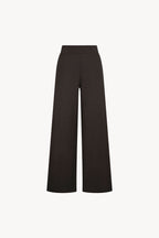 Pantaloni Ampi in Puro Cashmere Mocha