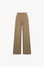 Pantaloni Ampi in Puro Cashmere Dune