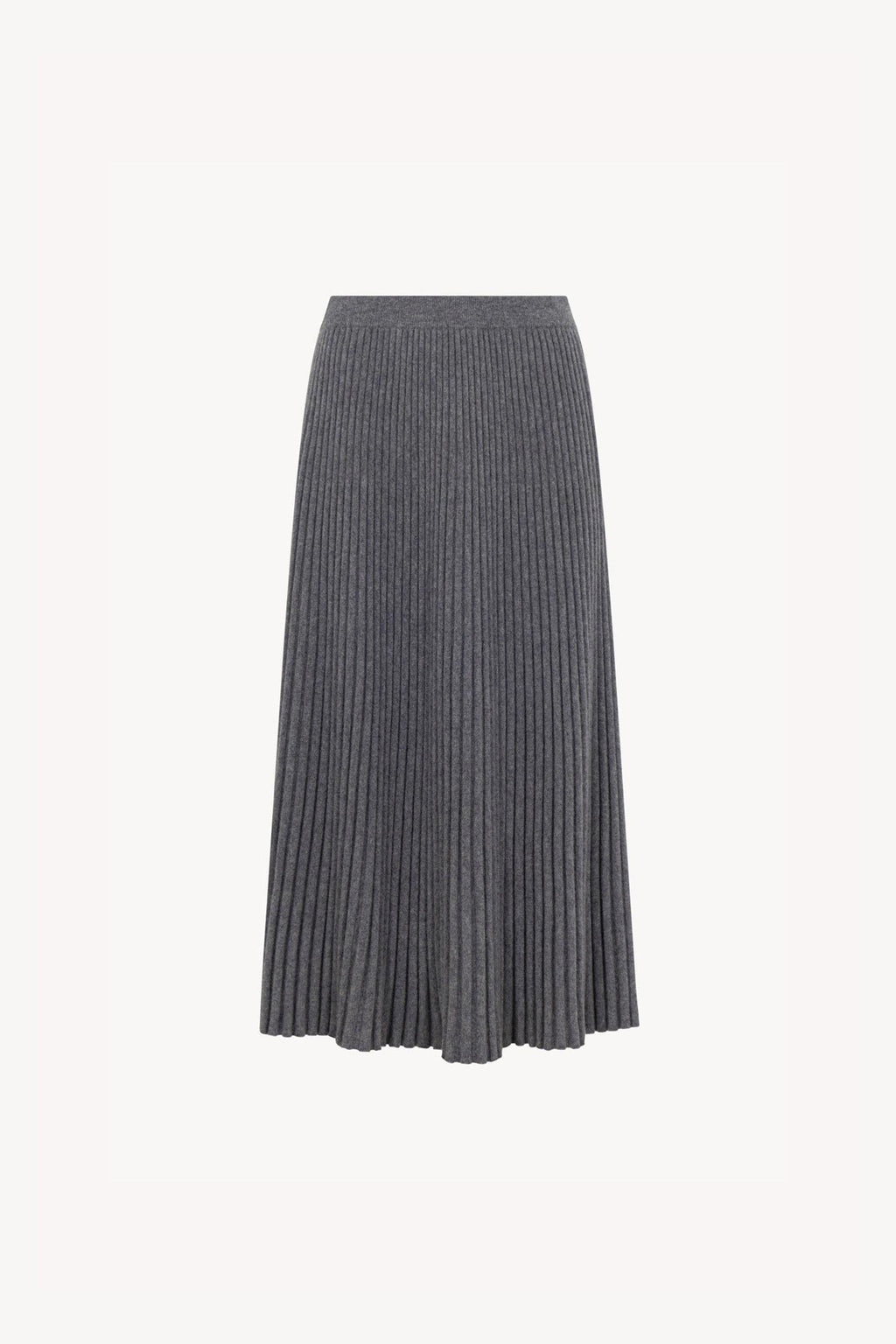 Gonna Plissè in Puro Cashmere Derby