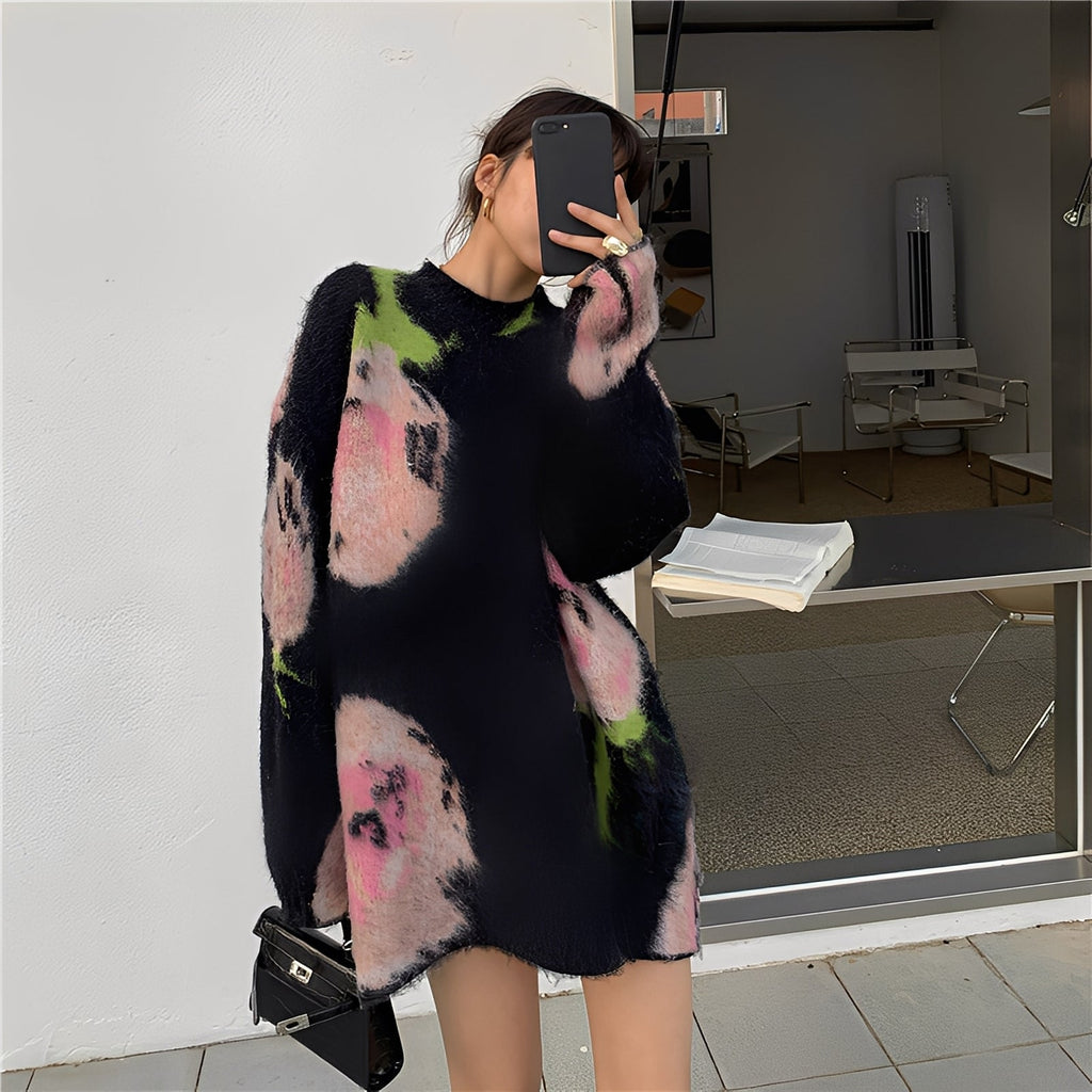 Shelby - Elegante, chic abito in maglia midi per donne
