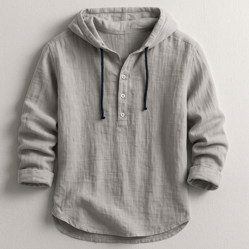Rex™ | Camicia di lino con cappuccio