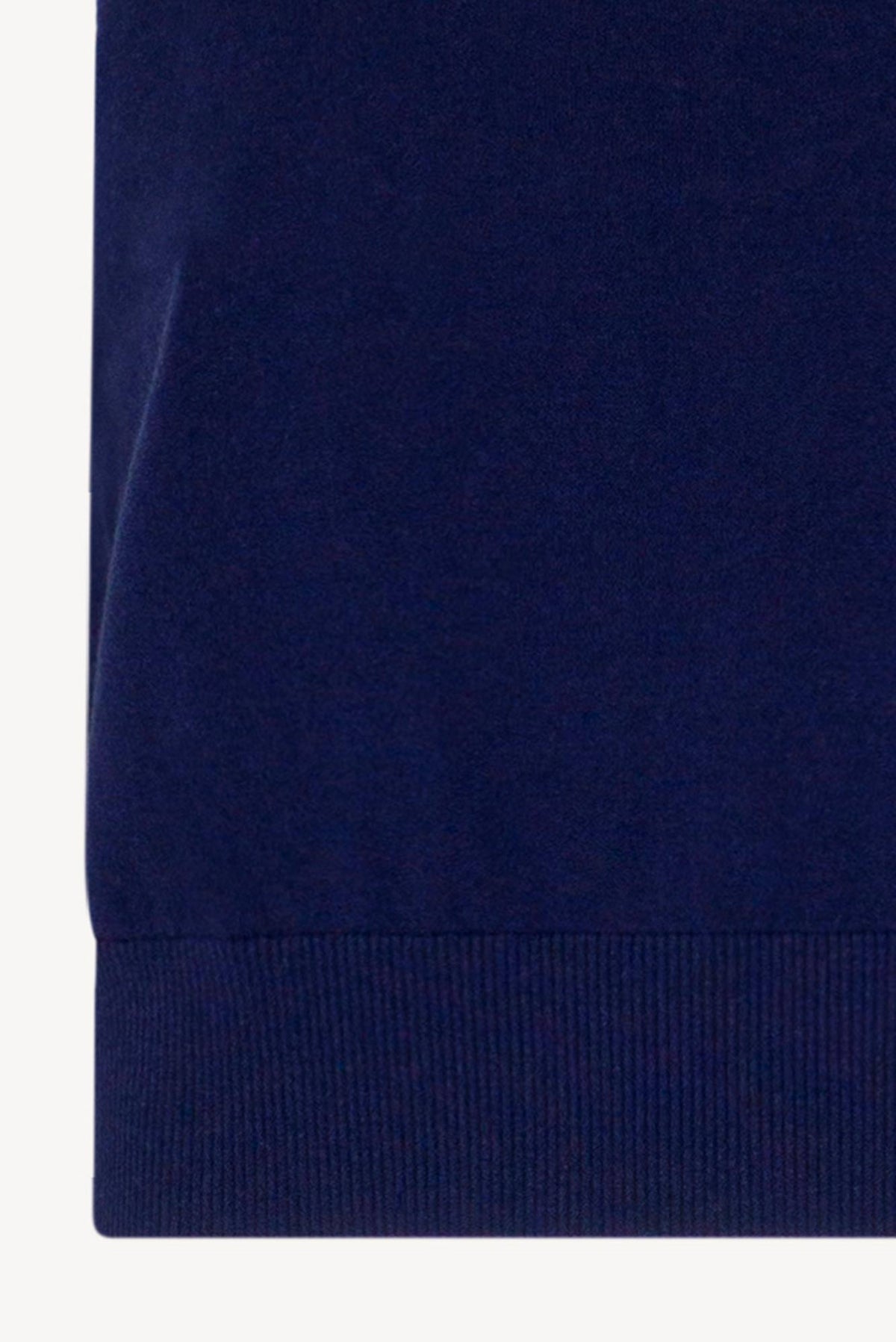 Girocollo Senza Maniche in Cotone Seta Cashmere Blu-Bianco Latte