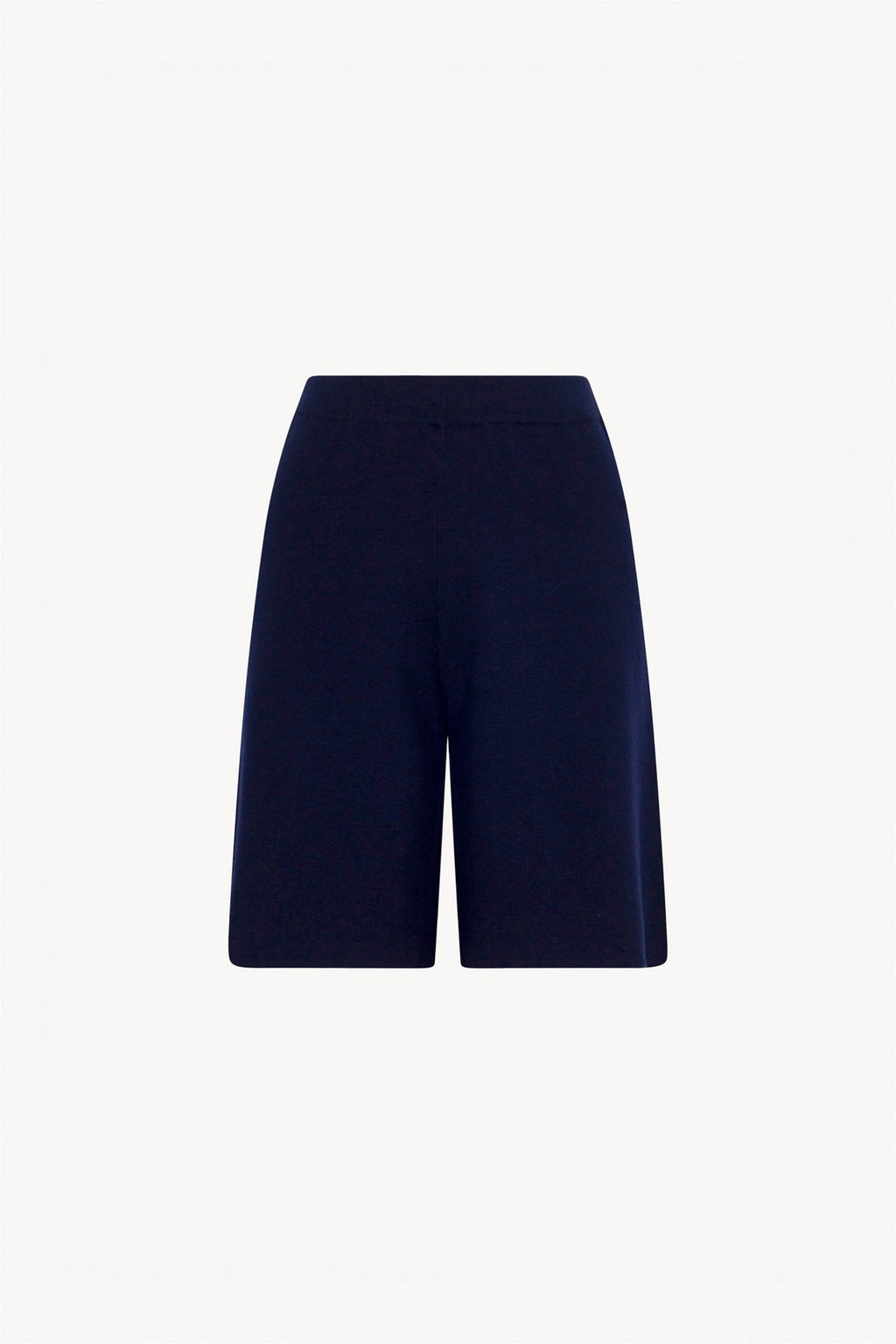Bermuda in Cotone Seta Cashmere Blu