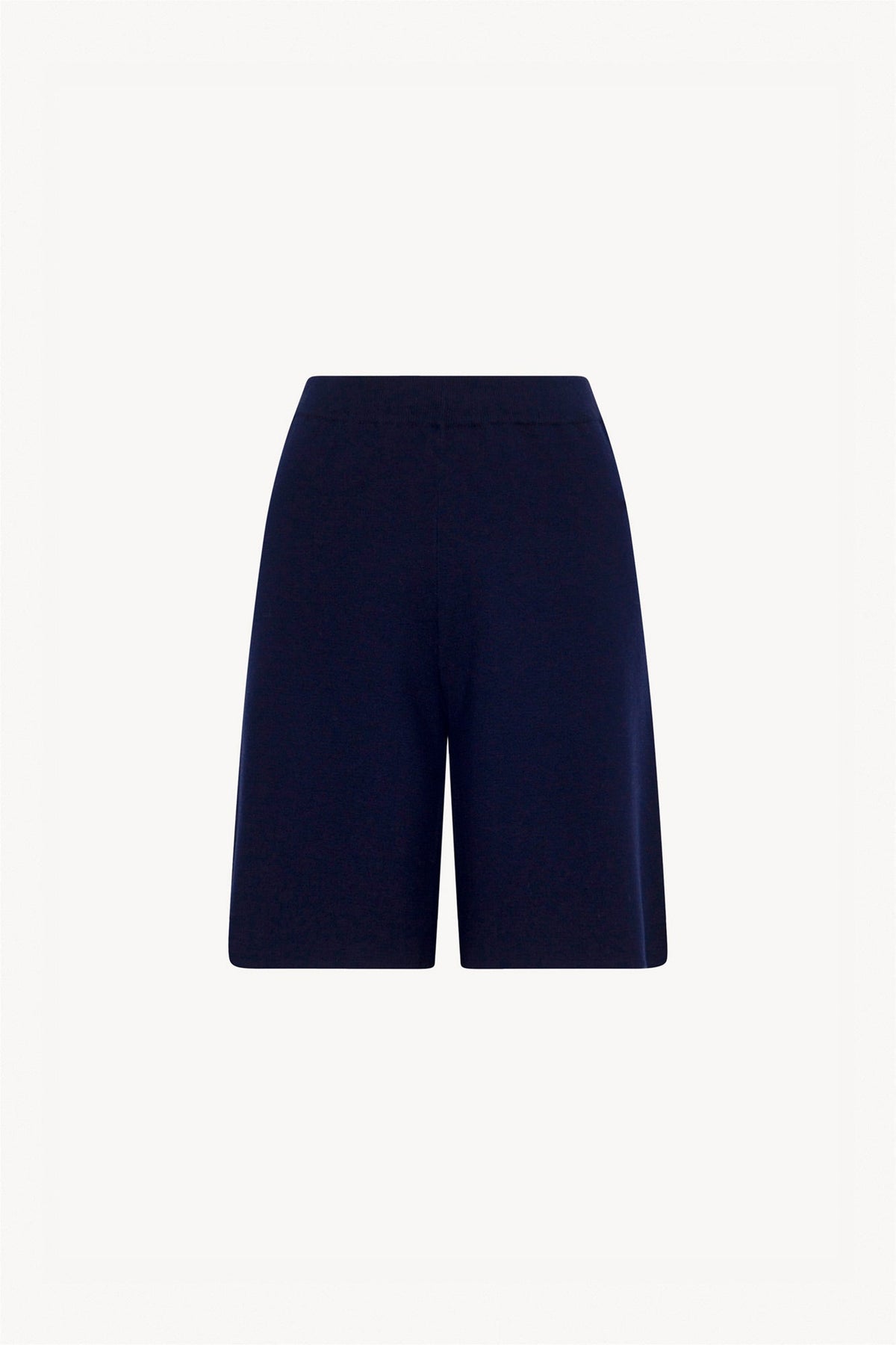 Bermuda in Cotone Seta Cashmere Blu