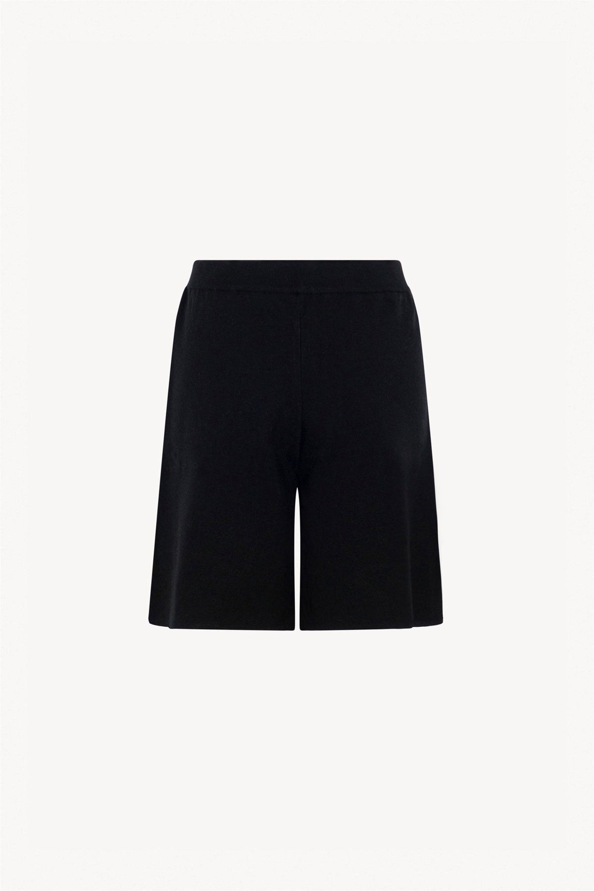 Bermuda in Cotone Seta Cashmere Nero