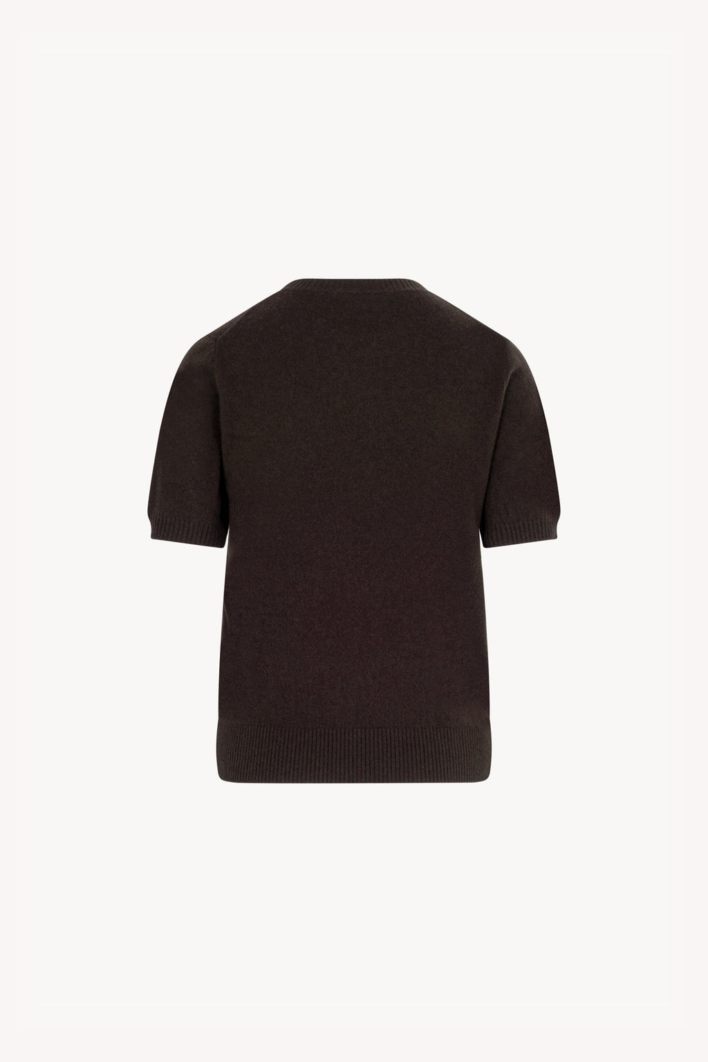 Girocollo Mezza Manica in Puro Cashmere Mocha